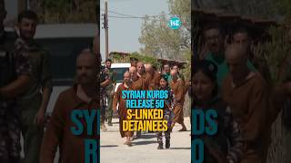 Syrian Kurds Release 50 ISLinked Detainees  Watch [upl. by Sihun]