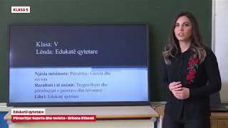 Klasa 5  Edukatë qytetare  Përsëritje Gazeta dhe revista [upl. by Sheley]