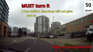 Richmond 3rd Ave ICBC ROADTEST practice Route 2  Full videos on YouTube [upl. by Suoivatra59]