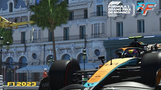 rFactor 2  F1 2023  Monaco Circuit dAzure  McLaren MCL60  Hotlap [upl. by Iadahs]