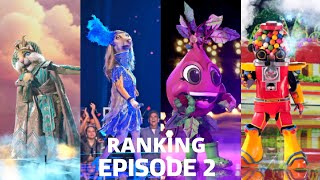 Ranking  Episode 2  The masked singer  Season 11 [upl. by Hanauq]