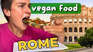 VEGAN Food Tour ROME honest reviews [upl. by Garek]