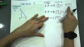 SPM  Modern Maths  Form 5  Transformation  Enlargement fully cover [upl. by Kaleena]