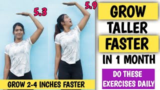 Grow Taller Fast In 1 Month  Boost Height With These Effective Yoga Asanas  growtaller [upl. by Acsisnarf]