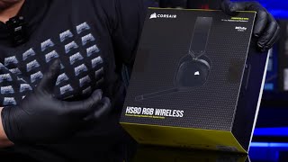 CORSAIR HS80 RGB WIRELESS หูฟังพรีเมียม ไร้สายไร้ดีเลย์ ใส่สบายโคตร เสียงไมค์ดีจัดๆ [upl. by Griffie]