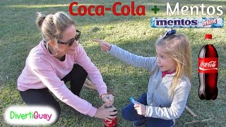 Coca Cola con Mentos o Coca Cola Mentos Challenge [upl. by Angelle]