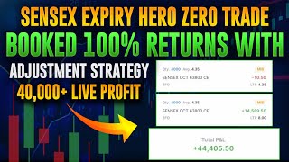 Live hero zero trade with this strategy  40000 profit in less than 10 minutes By TradeLikeBerlin [upl. by Zeeba127]