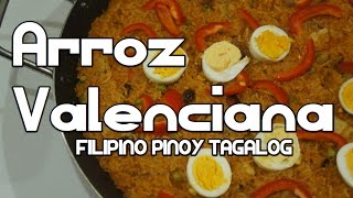 Paano magluto Arroz Valenciana Recipe  Filipino Paella Tagalog Pinoy [upl. by Valenka620]