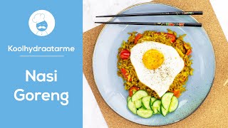 Koolhydraatarme Nasi Goreng  Keto recept  Diner  Protiplan [upl. by Adnohser797]