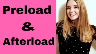 PRELOAD amp AFTERLOAD MADE EASY  NCLEX REVIEW [upl. by Ayalahs]