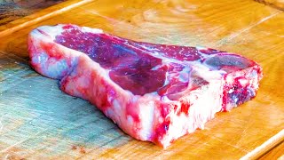 How I Cook My Tbone steak  Cooking With Fire [upl. by Ahsercal]