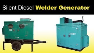 Silent Diesel Welder Generator  Diesel Engine Driven Welding Set Welding Generator [upl. by Dorotea625]