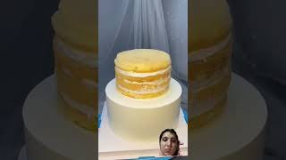 Cake Decoration without nozzles shorts trending viral prank cake shortvideo subscribe [upl. by Nert]