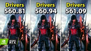 Nvidia Drivers 56081 vs 56094 vs 56109  RTX 3060 12GB [upl. by Suirradal]