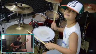 Praieiro  Ensaio com Tchello Pereira e Pierre Maskaro Drum Cover [upl. by Maurilia]