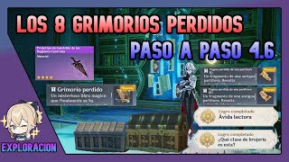 LOS 8 GRIMORIOS PERDIDOS Paso A Paso Fontaine 46 Genshin Impact Español [upl. by Ameluz988]