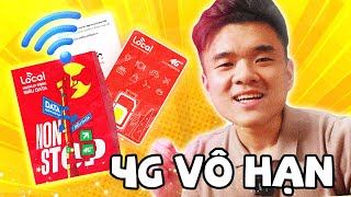 Sim DATA 4G ĐÁNG MUA NHẤT hiện tại   Review Sim Local [upl. by Tonia]