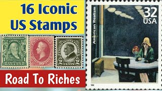 Top US Stamps Worth Million Dollars 💰  16 Most Expensive American Stamps [upl. by Zuzana149]