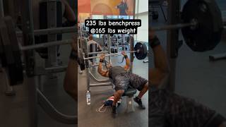 Benchpress form  powerlifting style 107kg gym workout [upl. by Naik]