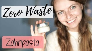 Zahnpasta selber machen mit Kokosöl  ZERO WASTE  Lilies Diary [upl. by Leirum]