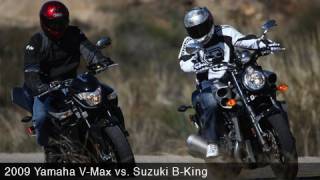 2008 Suzuki BKing vs 2009 Star VMAX [upl. by Suzanna]