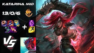 MID Katarina vs Yone  EU Grandmaster Patch 1418 [upl. by Kacie74]