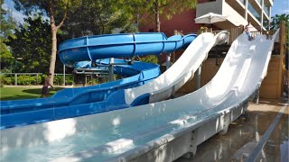 Splash Zone Water Slides  Hotel Villa Romana Salou [upl. by Asen]