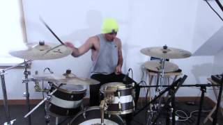 PIERCE THE VEIL  Bulls In The Bronx  Drum Cover Drew Letendre [upl. by Ramo37]