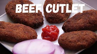 How to make beef cutlet easy  evening snacks recipes [upl. by Parry]