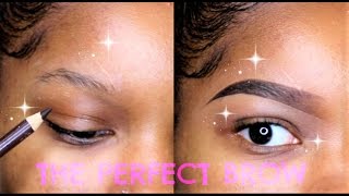 DETAILED EYEBROW TUTORIAL  TALK THROUGH IG ksummah [upl. by Veron]