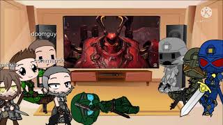 Doom halo war hammer and Skyrim react to battle of immora read desc [upl. by Michelle]