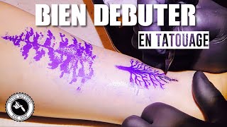 TATOUAGE TRACAGE ET OMBRAGE EN DOT ET WHIP SHADING TUTORIEL [upl. by Ssalguod]