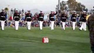 USMC Silent Drill Platoon 1 Mistake plus recovery [upl. by Naimad857]