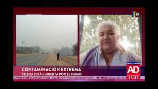 Alertas por alta contaminación del aire en Bolivia [upl. by Carvey526]