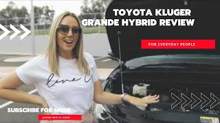 2022 Toyota Kluger Highlander Hybrid Review  Top of The Range SUV Features Analysis [upl. by Eeleak]