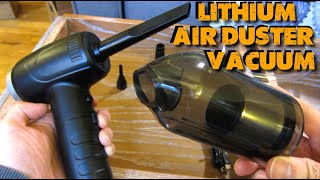 Lithium Air Duster and Vacuum  Electric Compressed Air [upl. by Rodablas41]