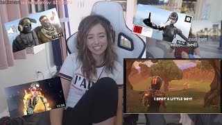 Pokimane reacts to Fitz Best of Fitz 2017 amp fortnite restricted no kids amp fortnite is NOT for kids [upl. by Eniretak]