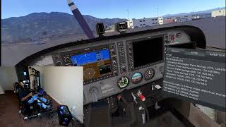 XPlane 11 VR  Airfoillabs Cessna 172 NG Digital  IFR flight from KPSP to KLGB [upl. by Tnecillim]