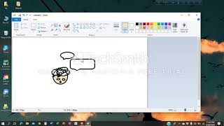 How to paint in windows 10 using paint app1072020 [upl. by Ennaimaj]