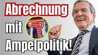 Gerhard Schröder KNALLER Aussagen vor Millionenpublikum🤣 [upl. by Yerocal]