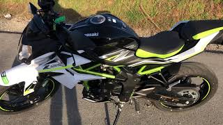 Mes premières impressions Kawasaki Z125 [upl. by Dnomder920]