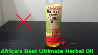 ✅ How To Use Africas Best Ultimate Herbal Oil Review [upl. by Chemosh909]