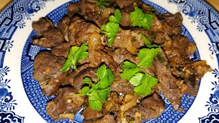 How To Make Mediterranean Lamb Liver Easy And Simple [upl. by Trebmal]