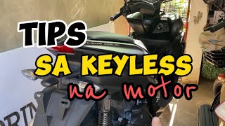 AEROX 155 Yamaha mio KEYLESS and ABS tips for keyless motor motorcycle motovlog transformation [upl. by Kosey]