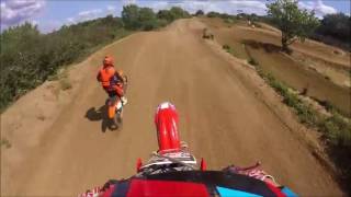 Crf150r vs Ktm 85 BIG BATTLE [upl. by Nimrak]