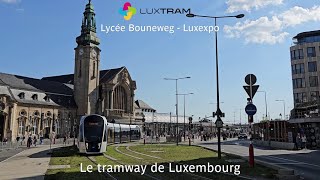 Le tramway de Luxembourg   4K [upl. by Retxab]