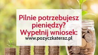 Pilnie potrzebujesz pieniędzy  Szukasz pożyczki  Wejdź tutaj wwwpozyczkaterazpl [upl. by Timoteo]