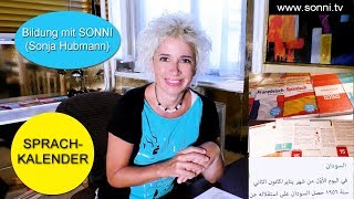 Bildung mit SONNI „Sprachkalender“ mit Sonja „SONNI“ Hubmann [upl. by Gilbart298]