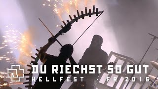 Rammstein  Du Riechst So Gut Live at Hellfest 2016 [upl. by Ecnahc]