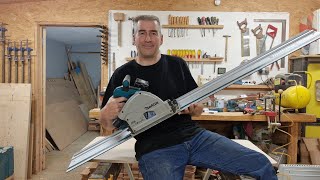 18v Makita Track Saw Unboxing Review Pros amp Cons woodworking video review [upl. by Lubeck]